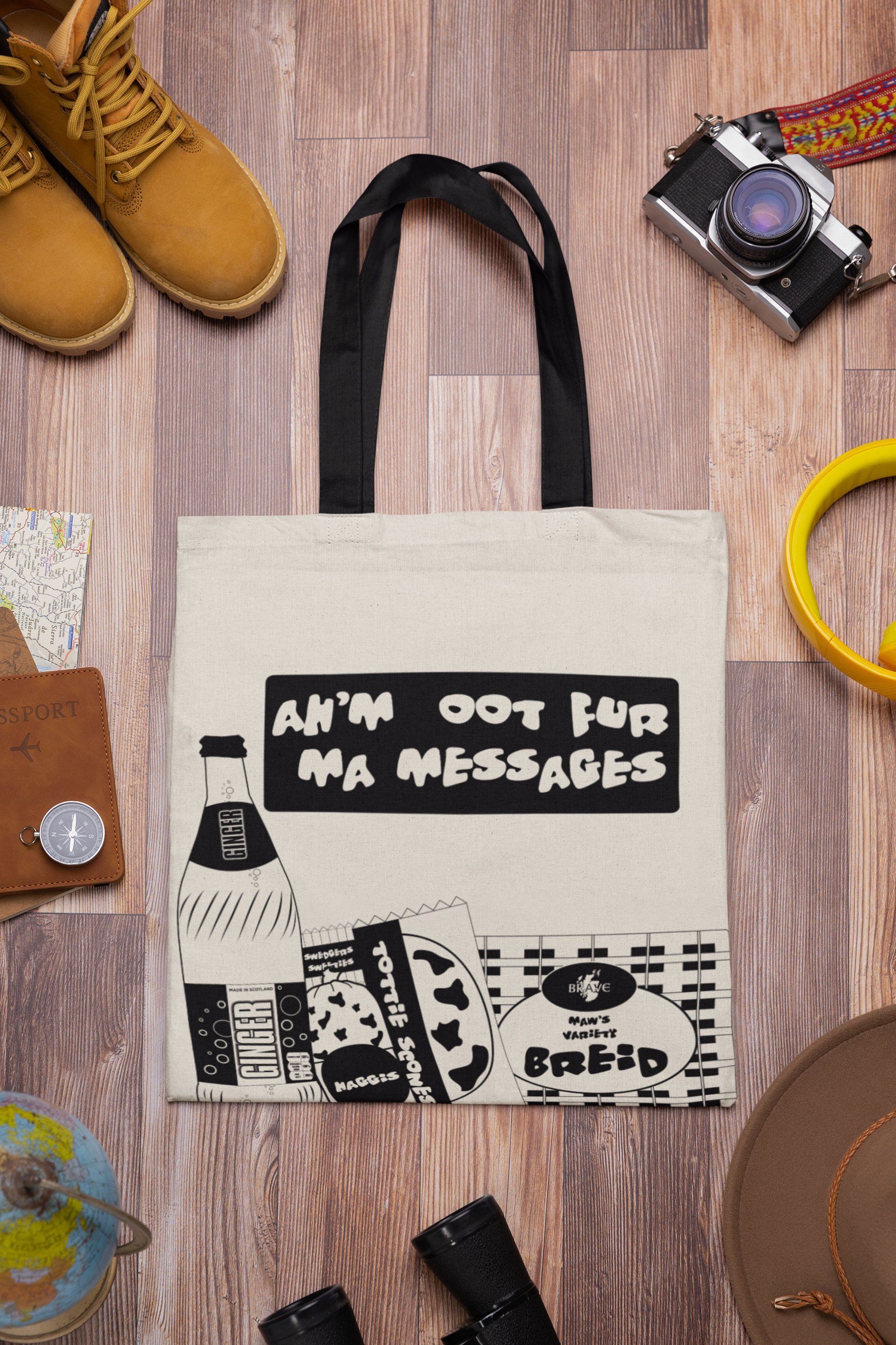 the-messages-BLACK-tote-bag-brave-scottish-gifts-flaTlay.jpg