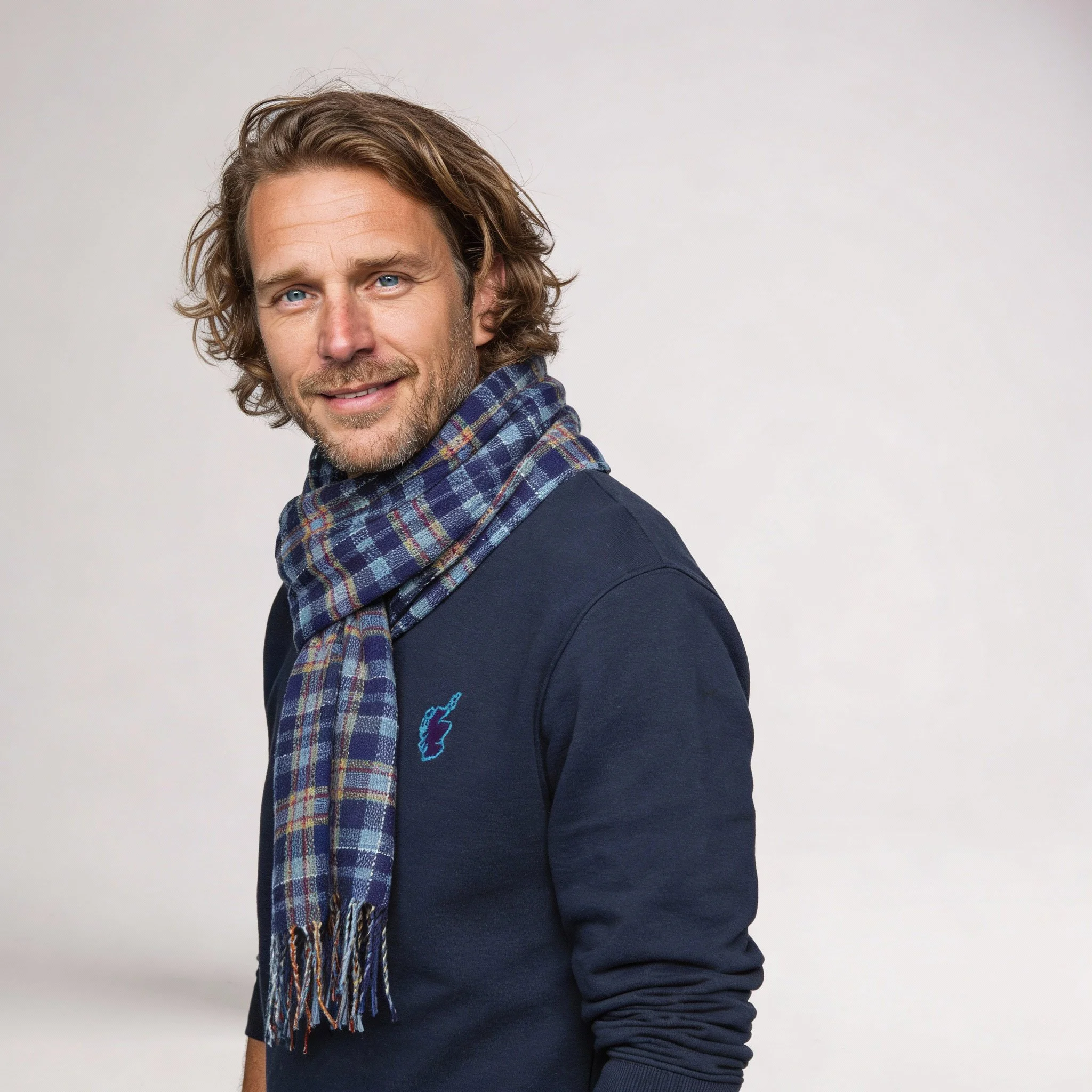 Silver Stag of Scotland Scarf