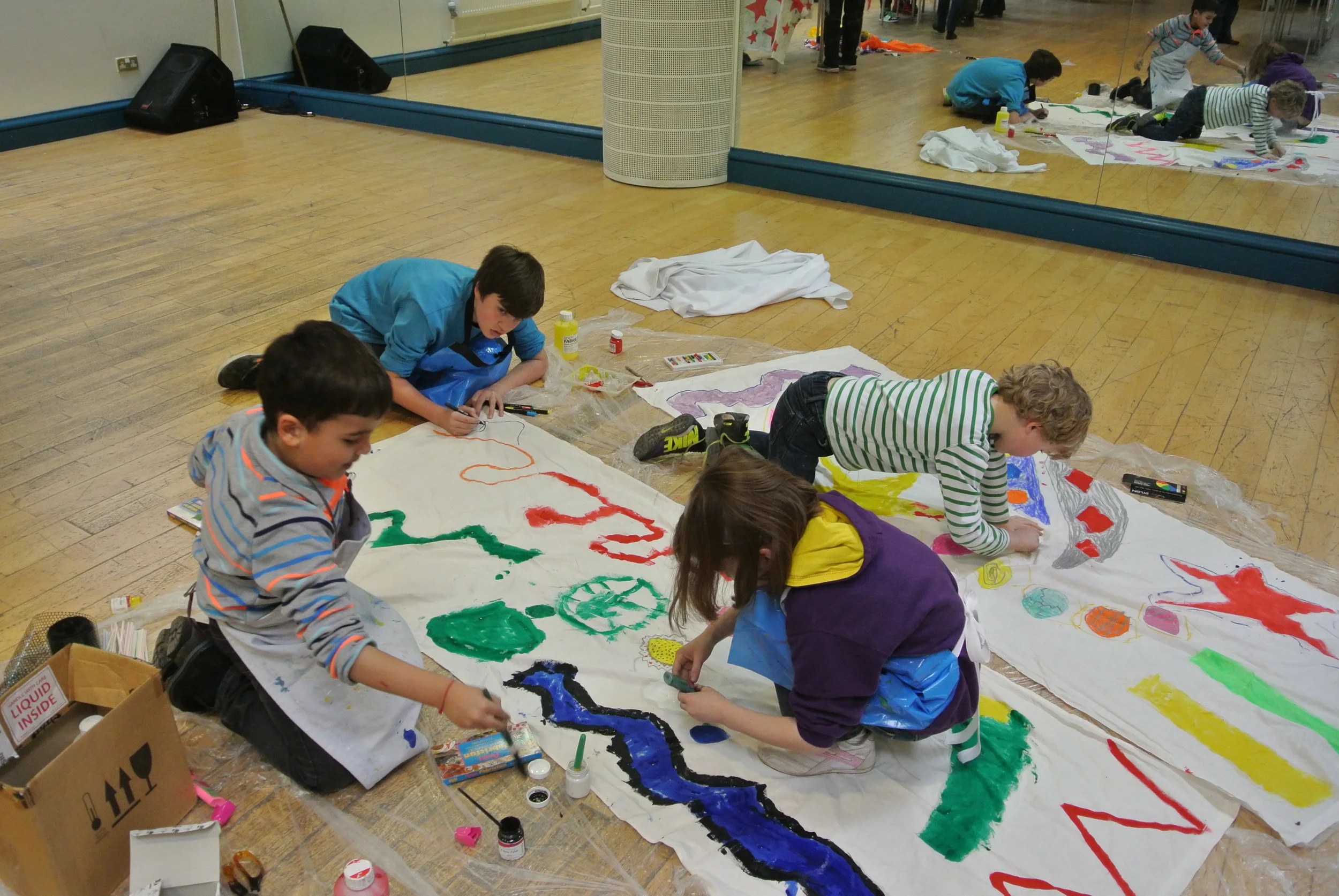 Circus Banner Making Workshop Ludlow Assembly Rooms Crafty Fox