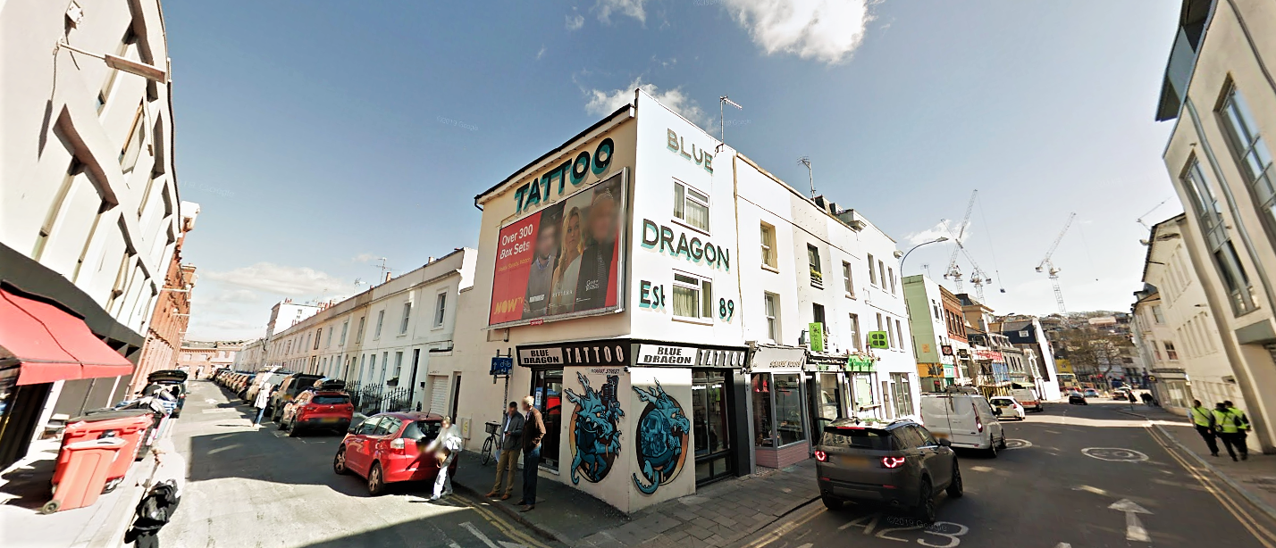 Contact page | Blue Dragon Tattoo | The Longest Established Tattoo Studio  in Brighton