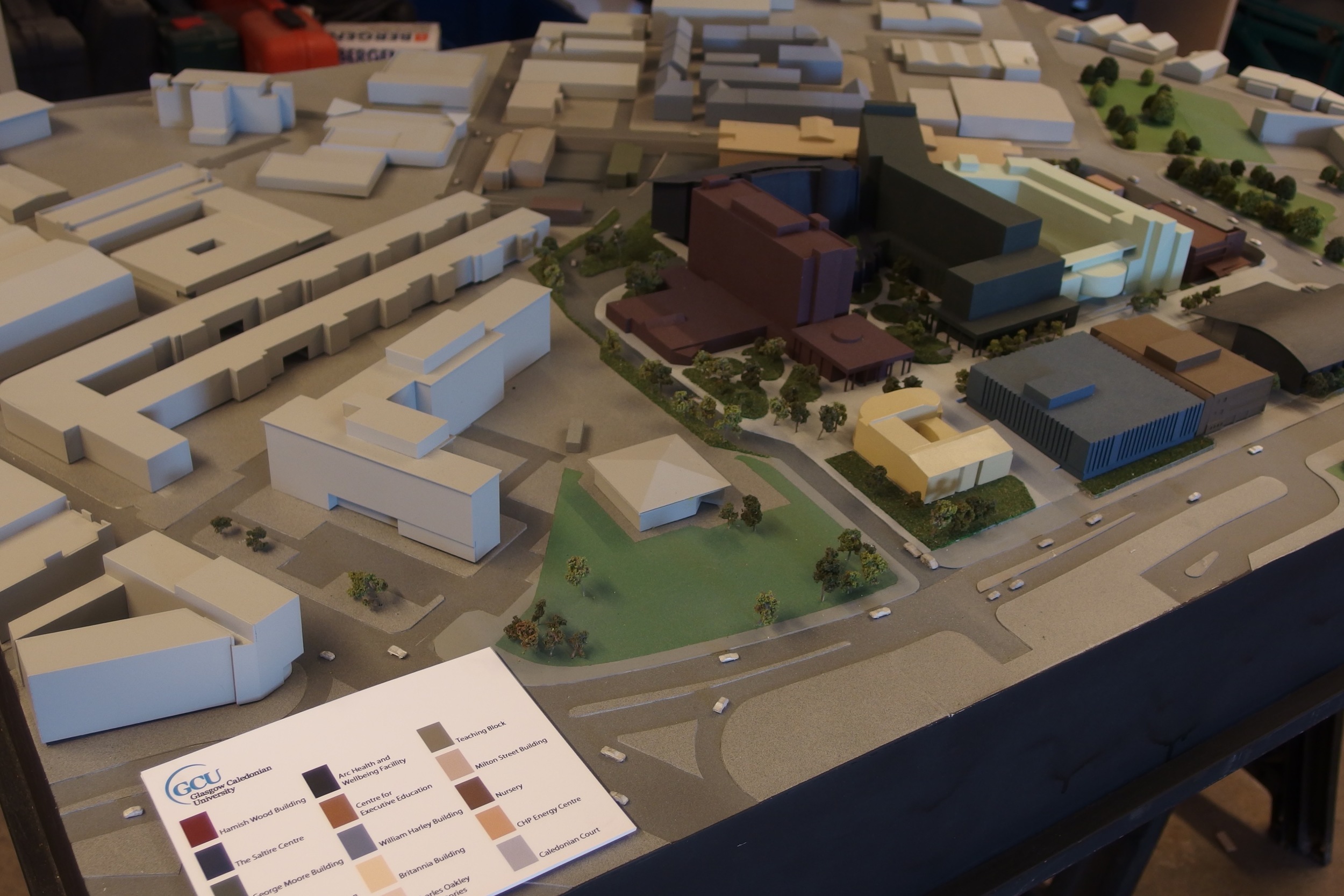 Key provided to identify each GCU building