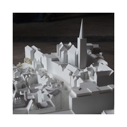 Edinburgh Old Town scale model