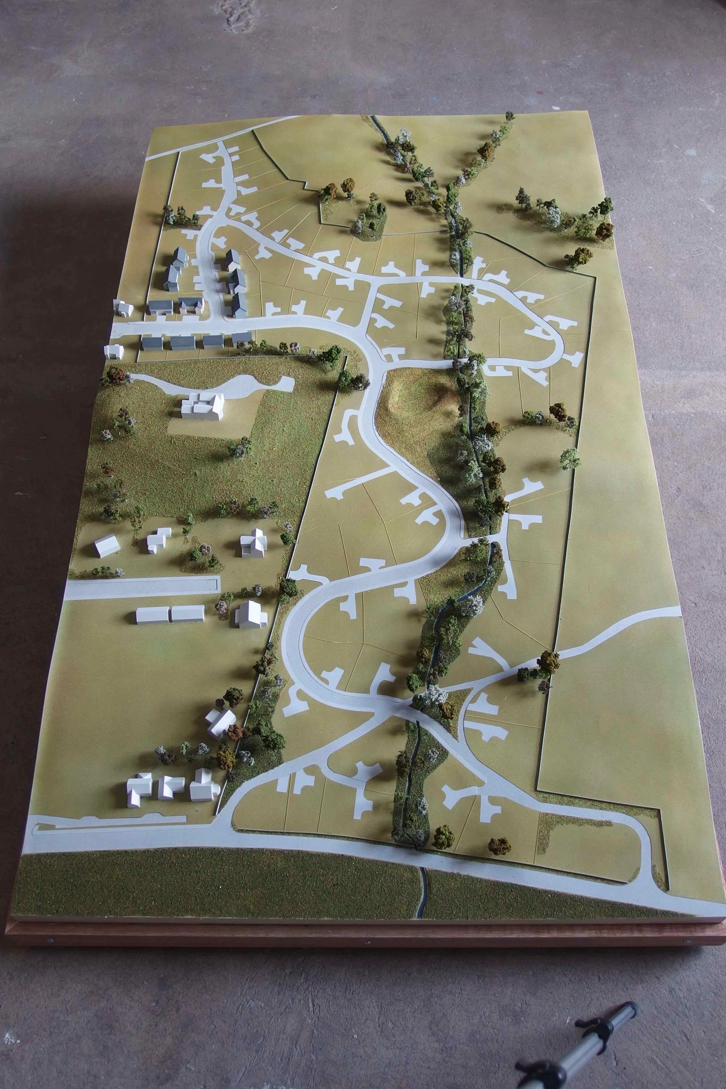 Finch & Fouracre model making Housing development model