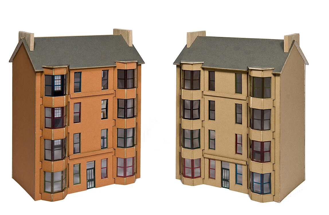 The original Scottish Tenement Model Kit, first produced in 2007.