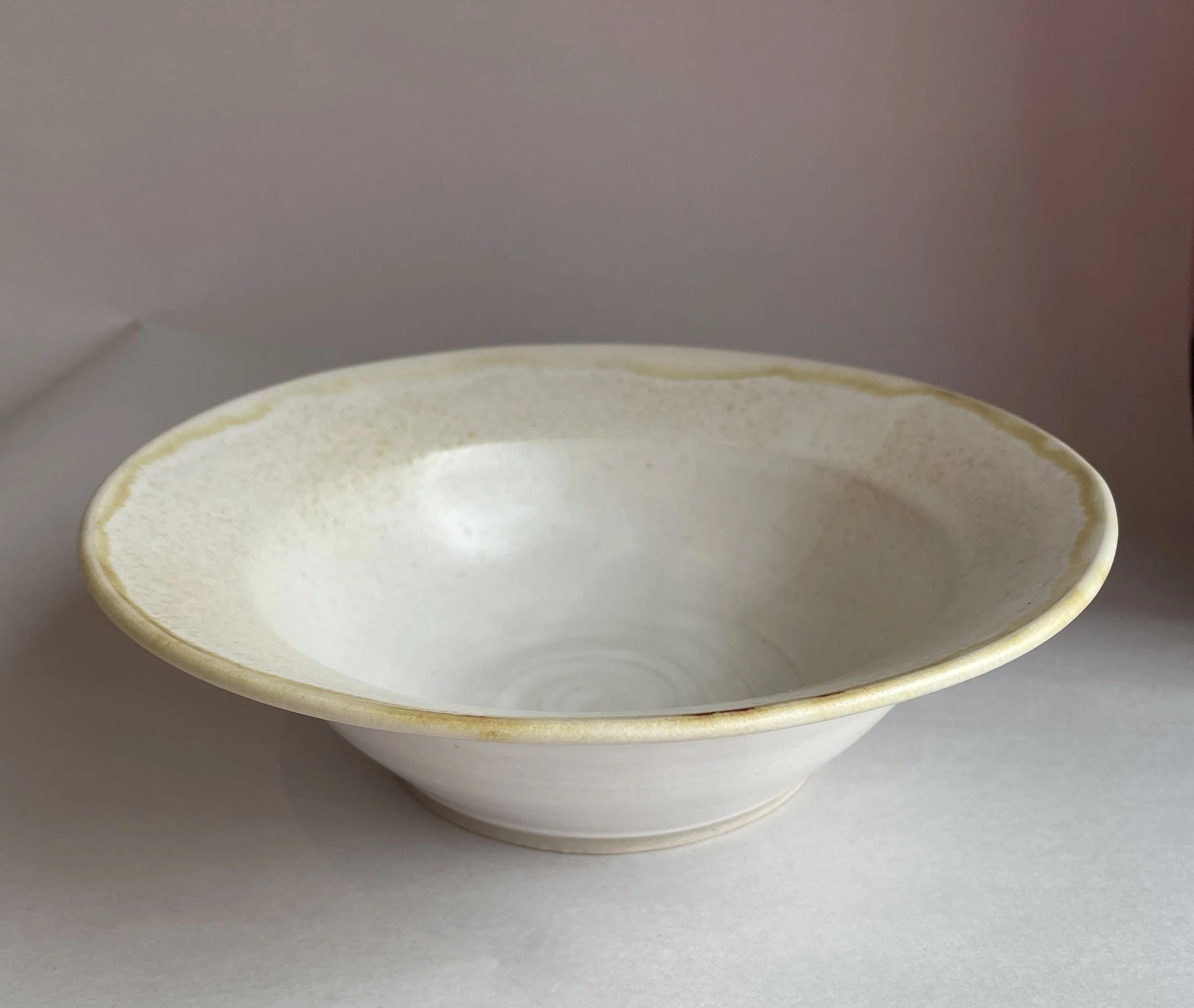 STONEWARE PASTA BOWL