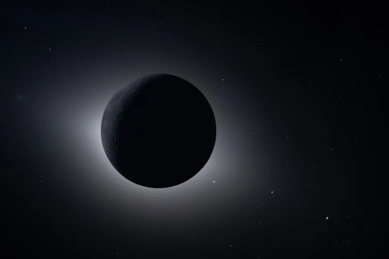 Moon eclipsing the sun