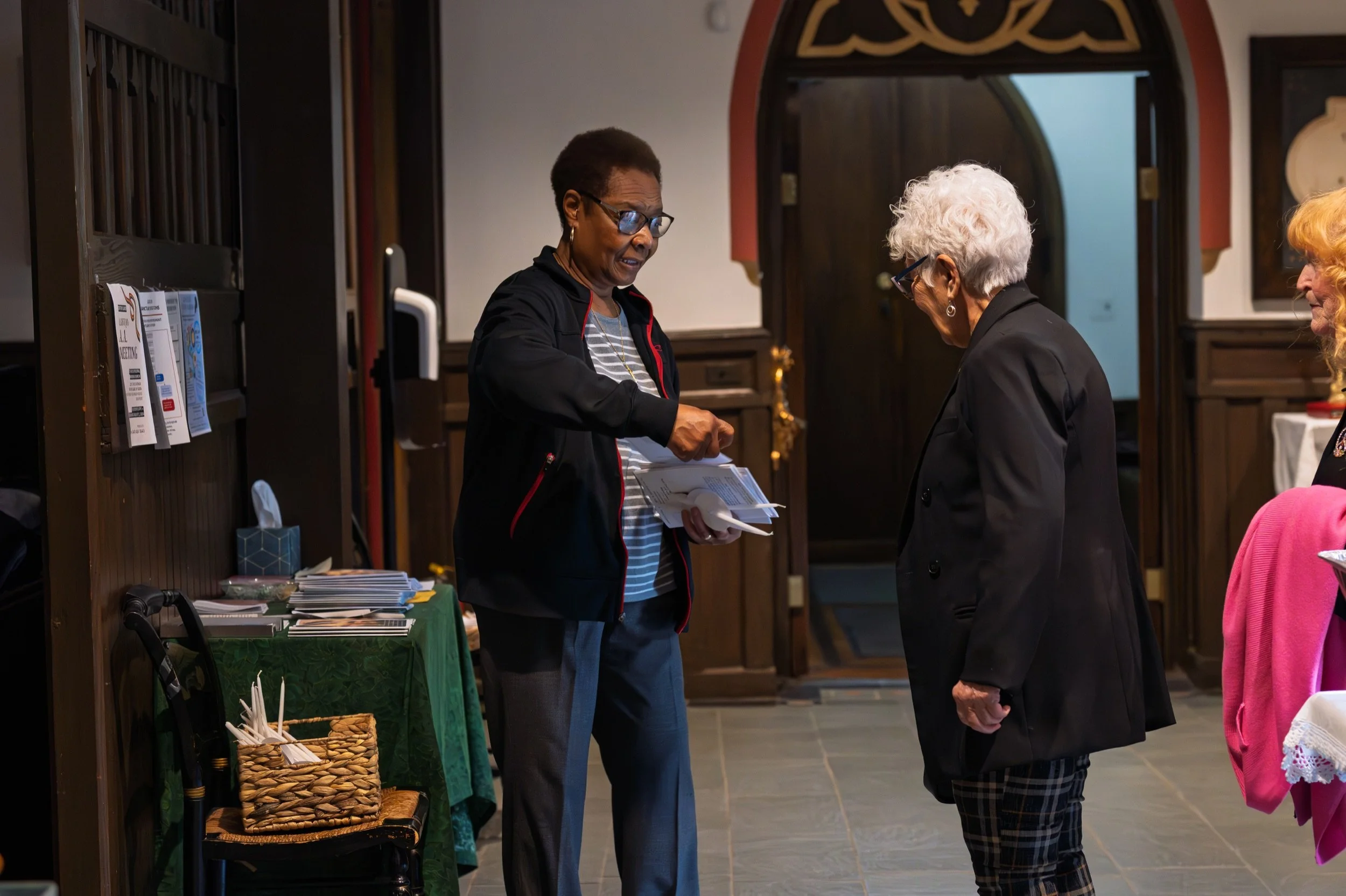 Members of the St. Paul’s Memorial Church community during Easter Vigil 2025.