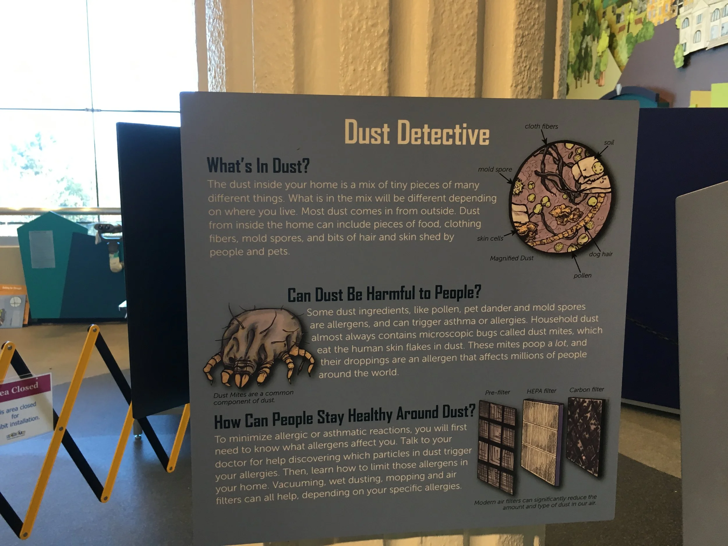  Dust Detectives Sign 