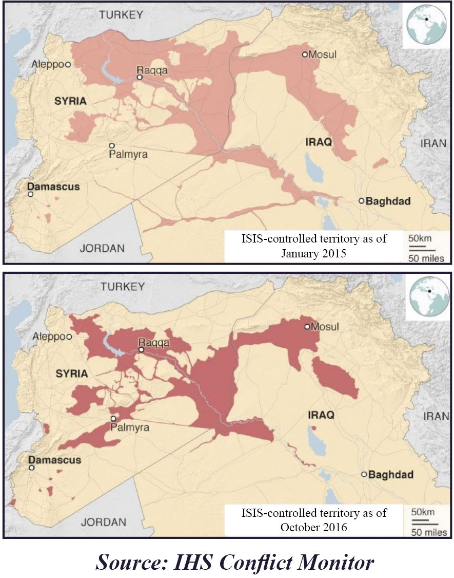 map of isil syria