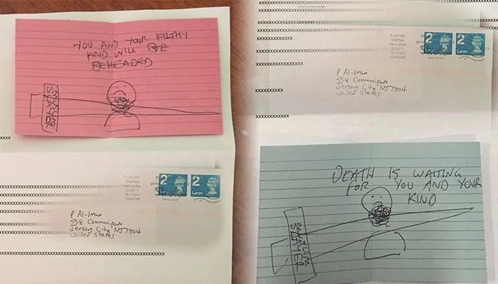 New Jersey: Anonymous Threats to Muslim Community