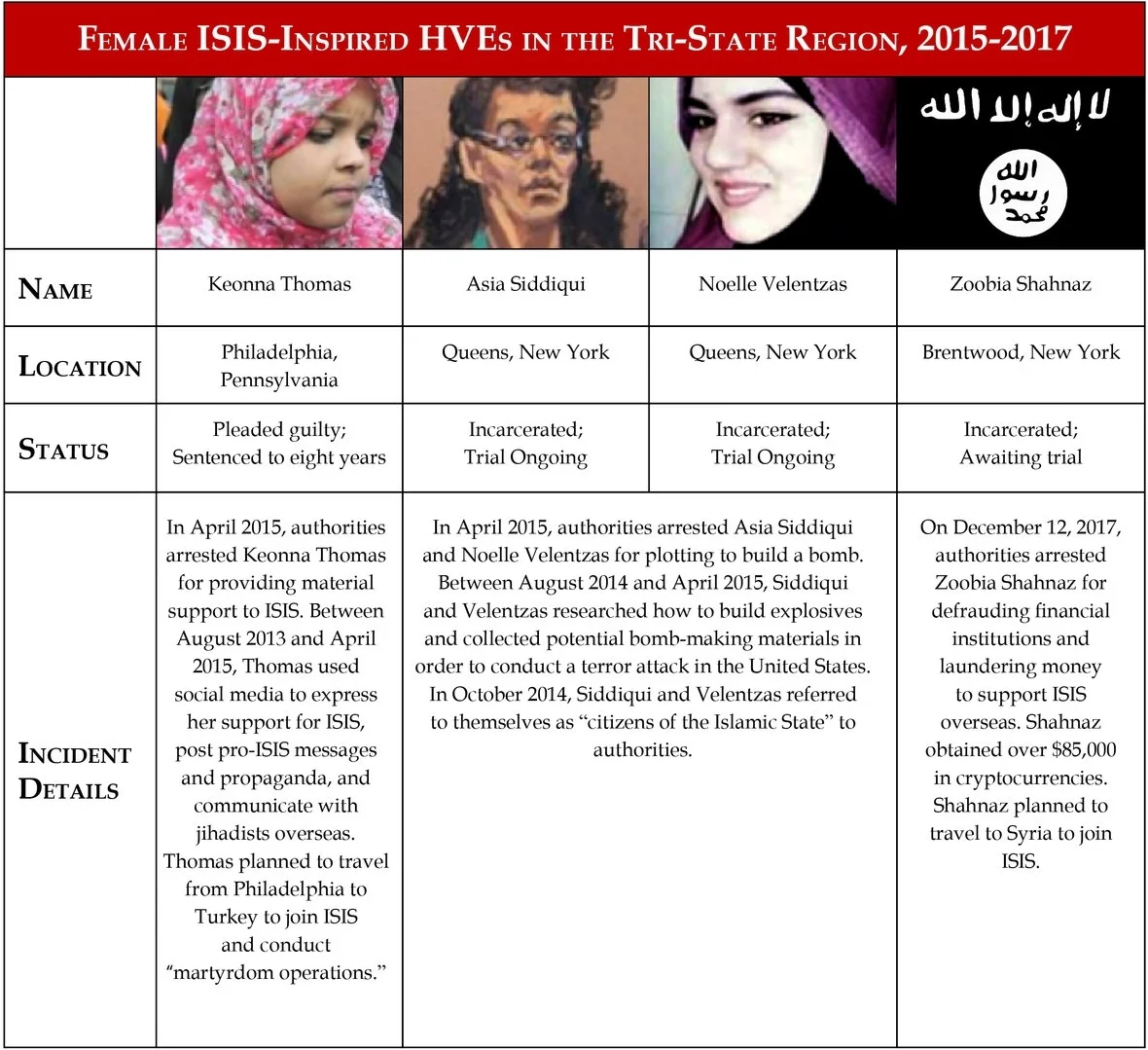 Female HVEs Likely to Play Supportive Role for ISIS