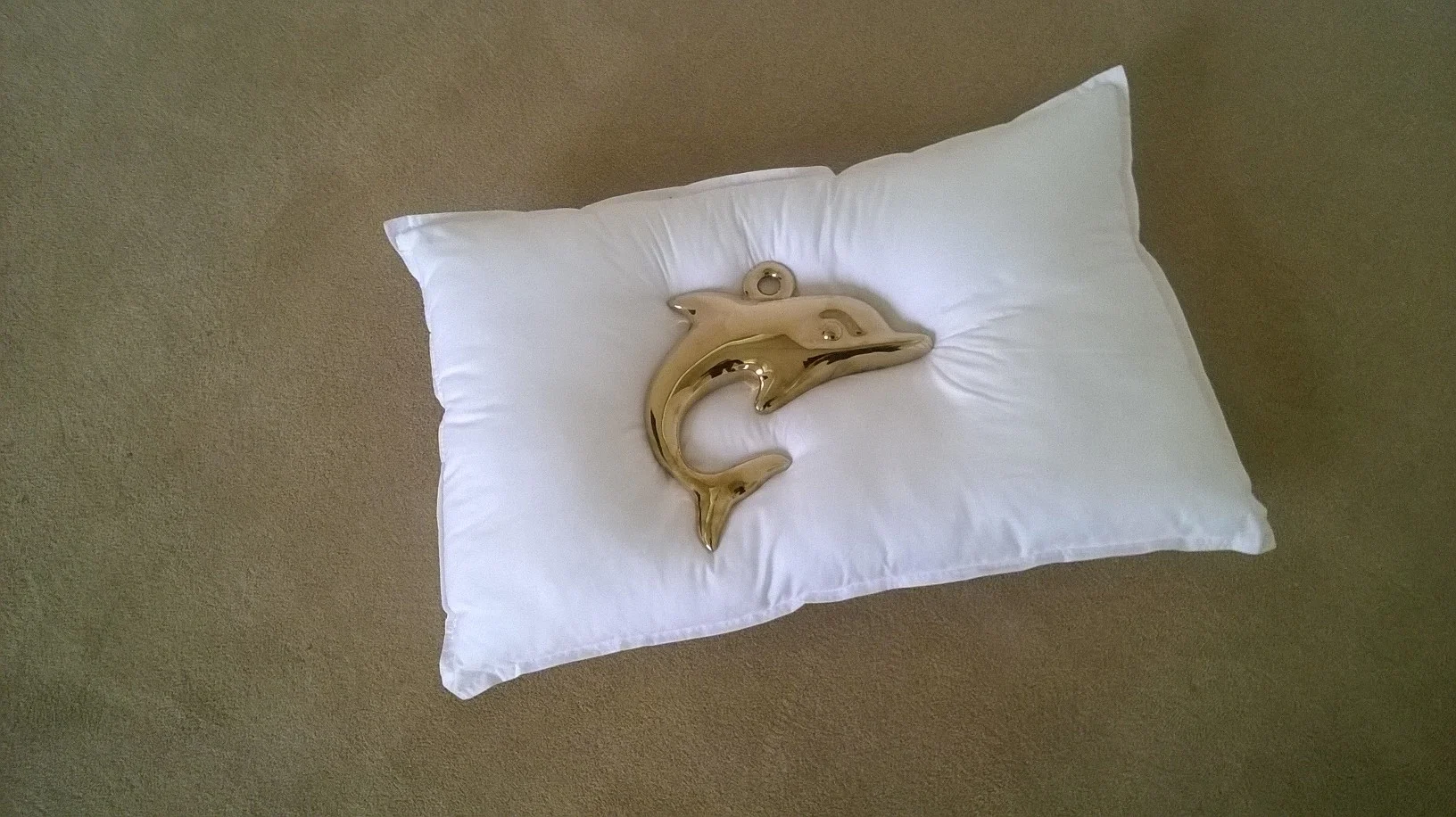 Prem Sahib, Day Timer, 2015, Bronze, pillow.