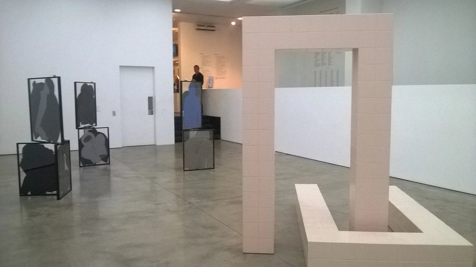 Prem Sahib, Called Out, 2015, Wood, ceramic tiles, grout. 
