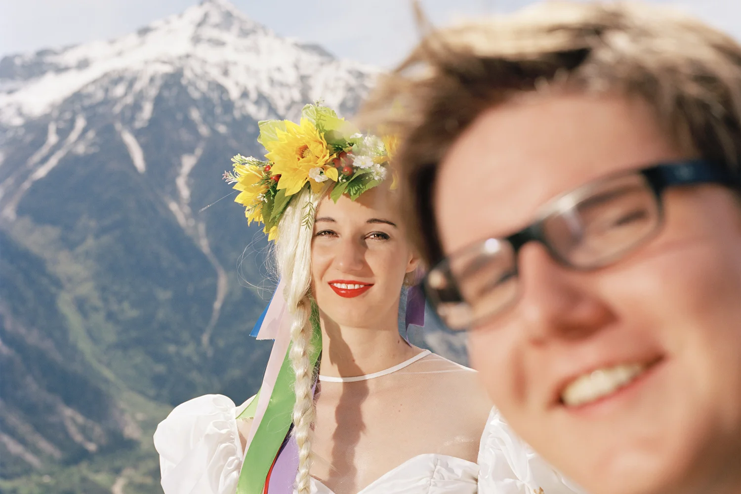 Romain Mader, Ekaterina: Marriage in Leukerbad, 2012, Photograph, print on aluminium. 