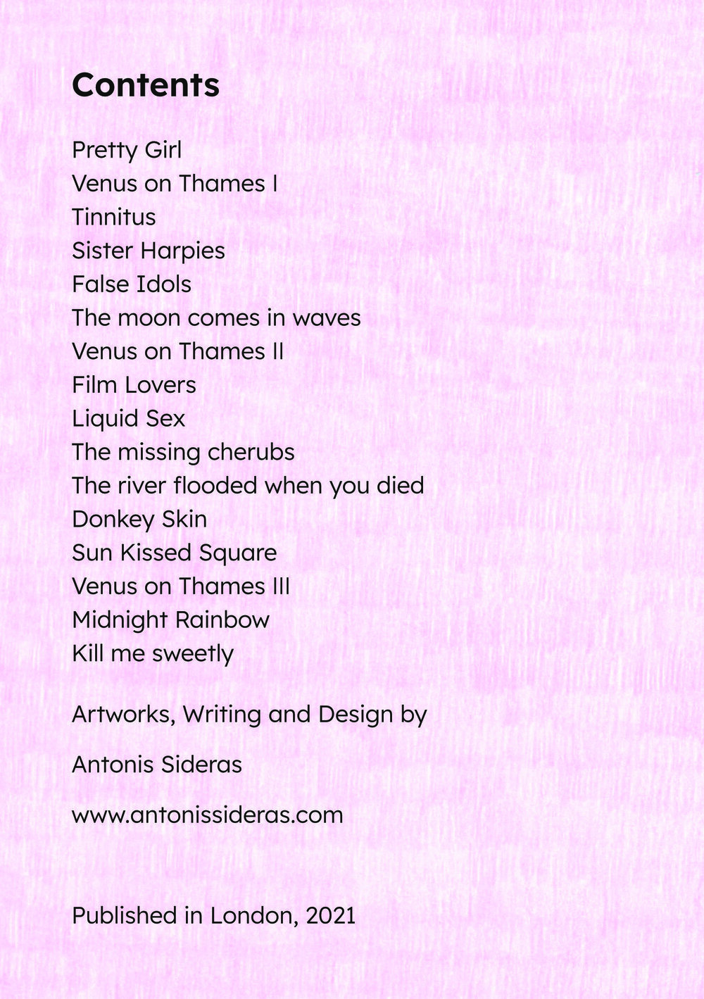 Venus on Thames - Zine