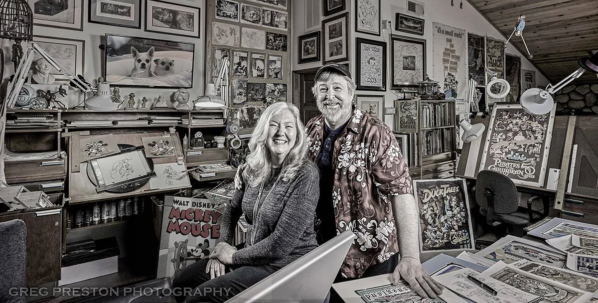 Patty with husband Mike Peraza - Photo Credit: Greg Preston (Found in the new book "The Artist Within Book 2" )