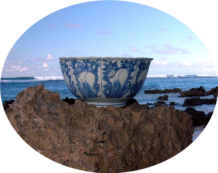  Chinese soup bowl, at wreck site