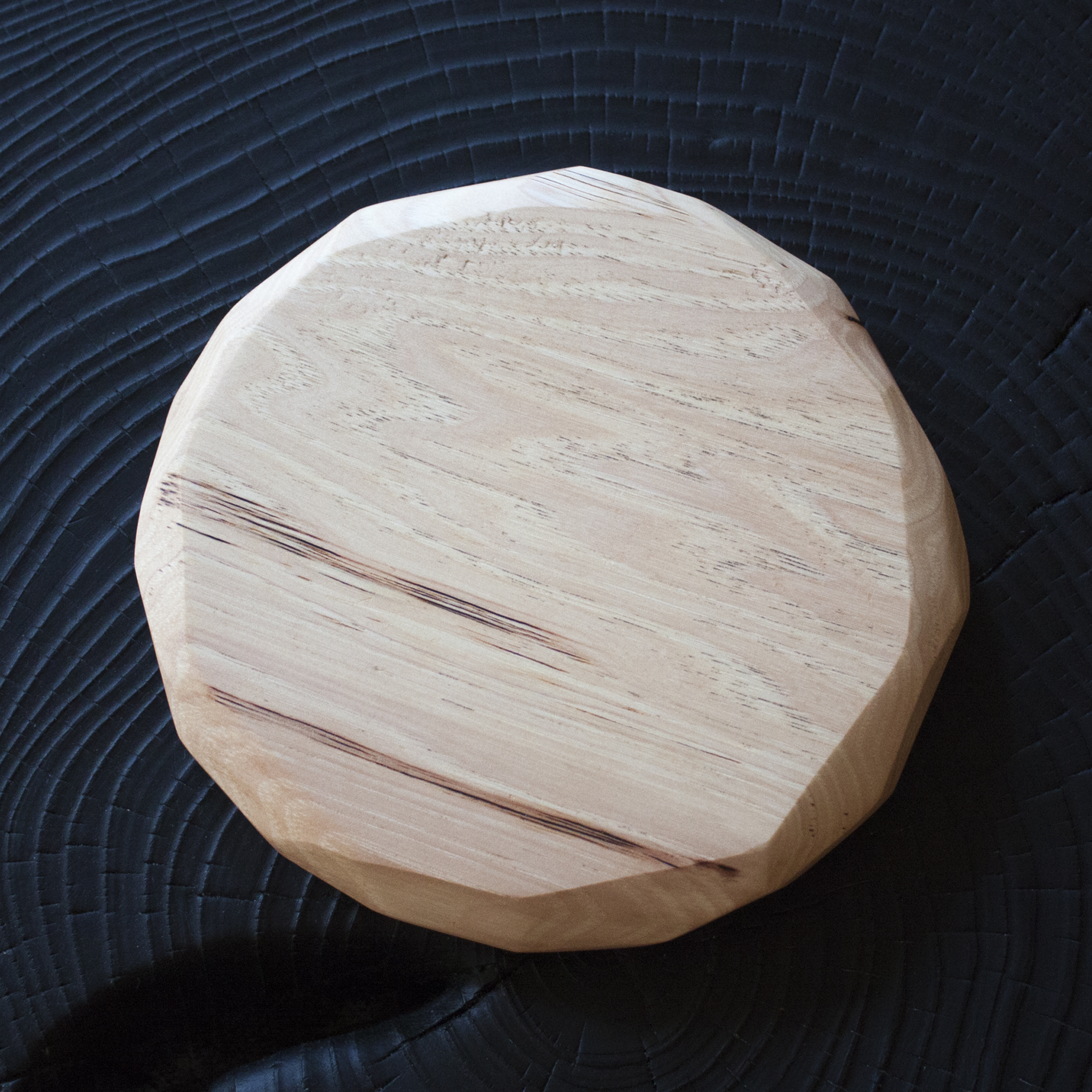 Rocks In Our Pockets: Hickory Serving Board