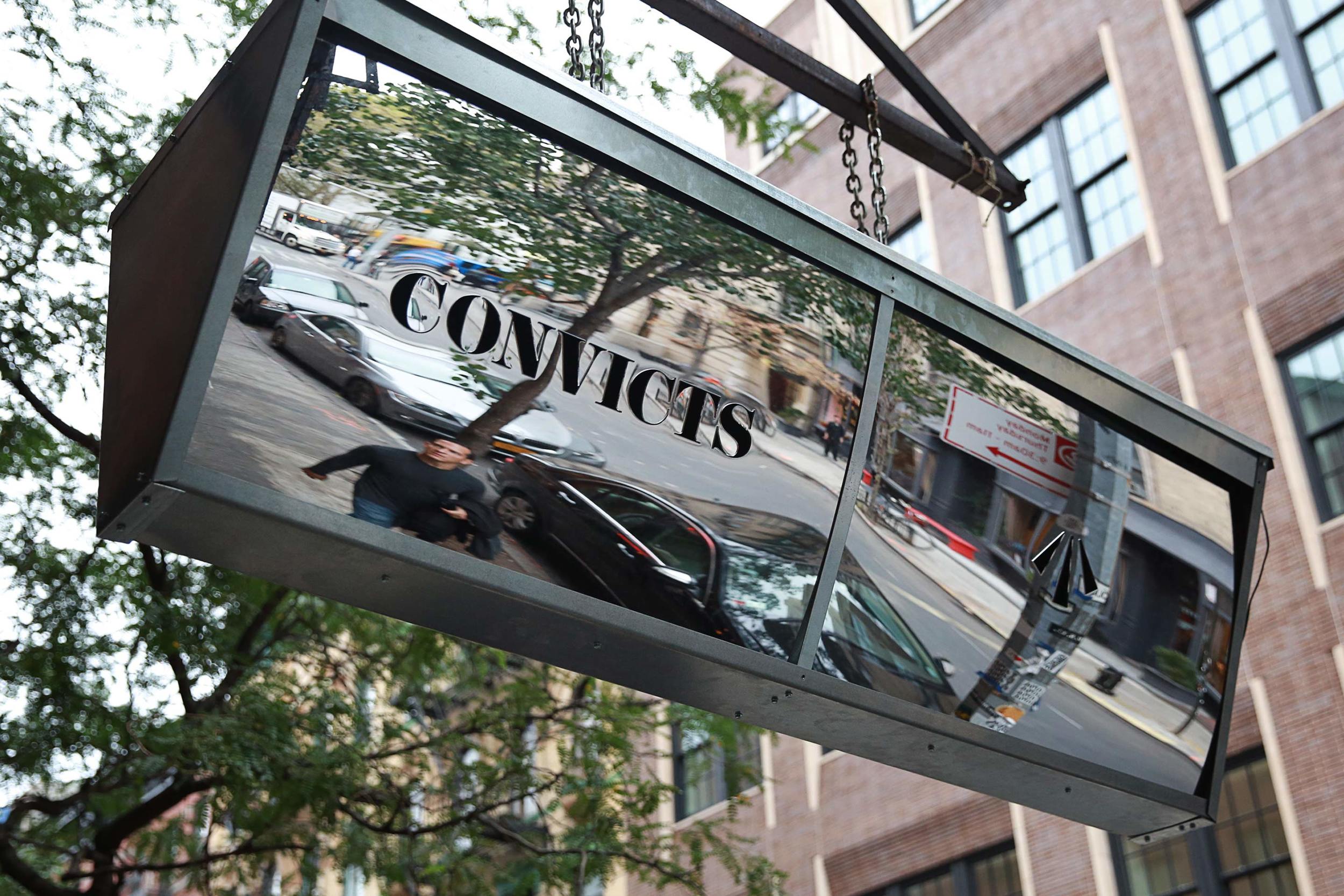 Convicts: Hanging Sign