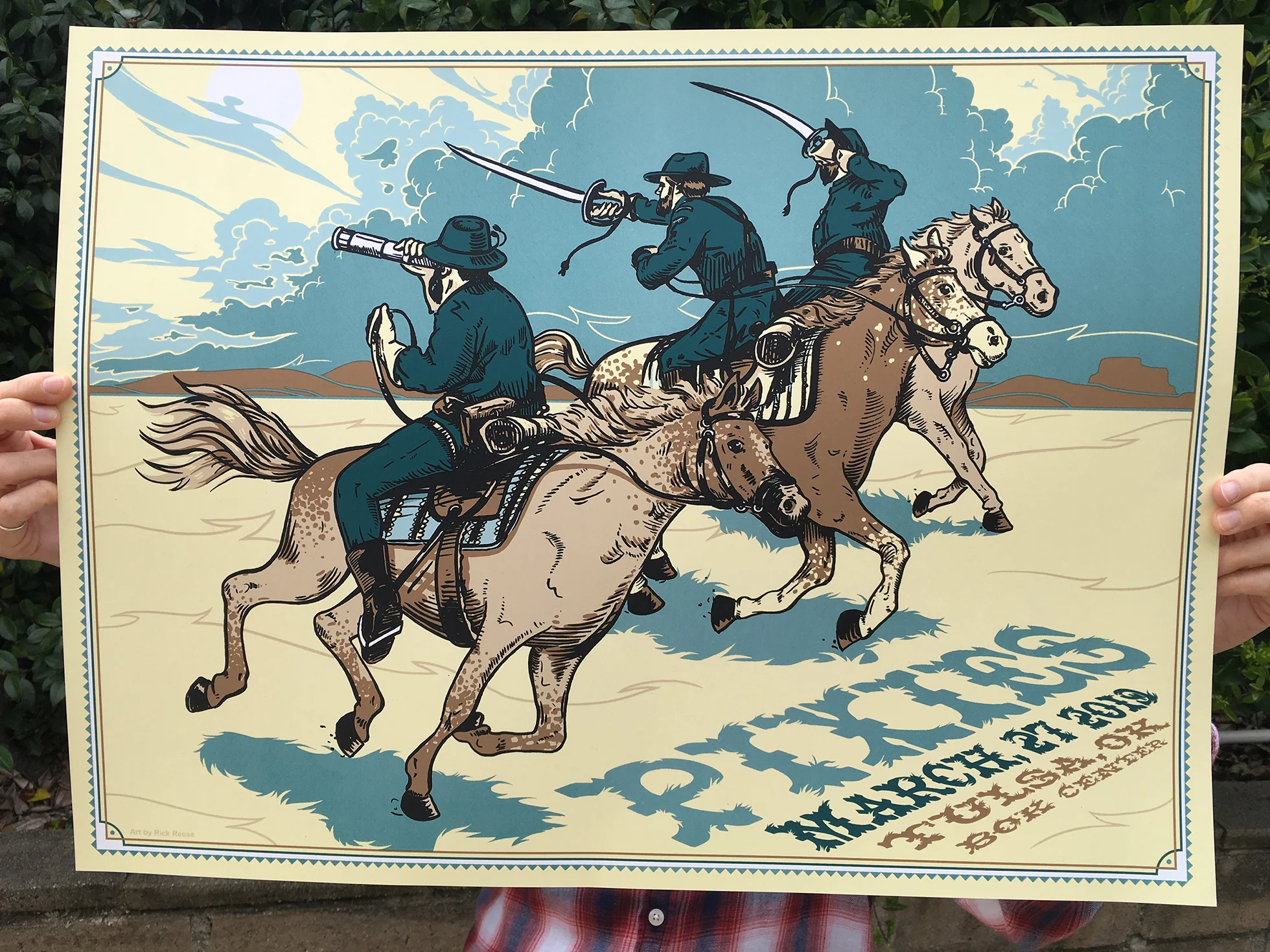 Charge! Pixies gigposter