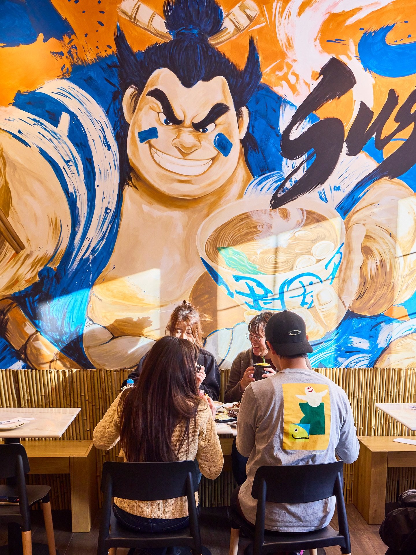 Everybody say こんにちは to Sugoi Ramen &amp; Izekaya @sugoiramennyc, East Harlem&rsquo;s first-ever ramen shop that&rsquo;s now open at the top of the big hill at 102nd Street &amp; Lexington Avenue.

Brought to you by the same group of friends that buil