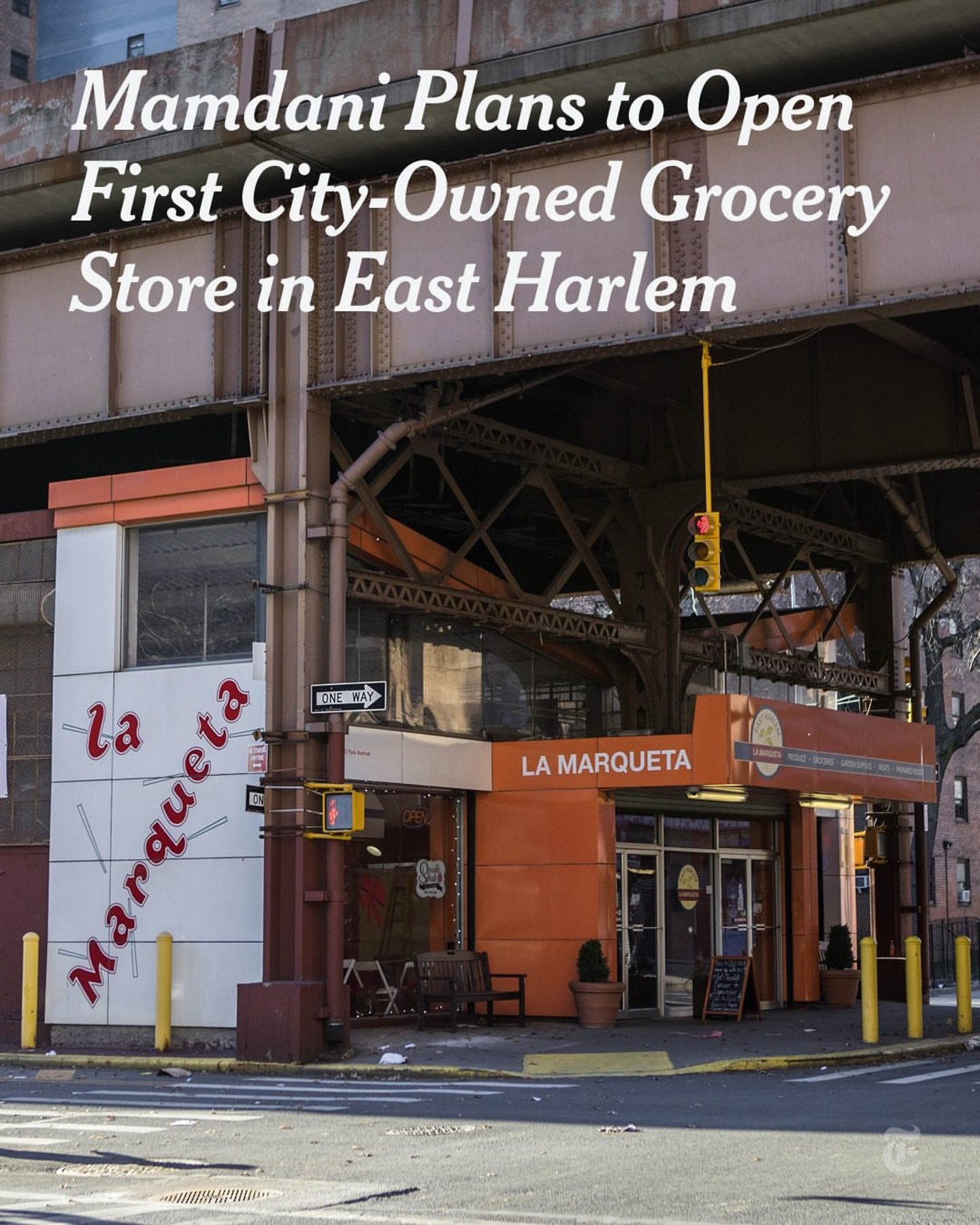 &ldquo;Mayor Zohran Mamdani will announce on Sunday that New York City will open a city-owned grocery store in East Harlem by the end of his first term, taking an early step to deliver on a key campaign pledge.

The mayor wants to spend roughly $30 m
