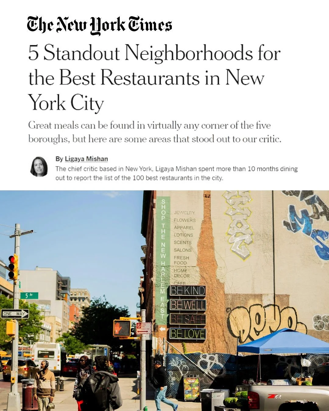 Round of applause for the four neighborhood eateries named by the New York Times @nytimes this past week as the city&rsquo;s top 100 standouts.

🏆 Accra Express @accrarestaurant, with its &ldquo;steam table and foil tubs overflowing with Ghanaian so