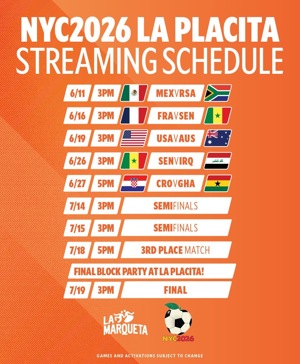 WORLD CUP AT LA MARQUETA