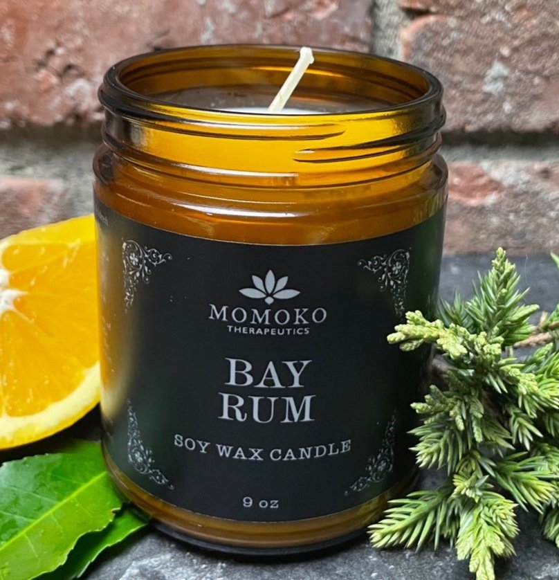 Bay Rum soy wax candle