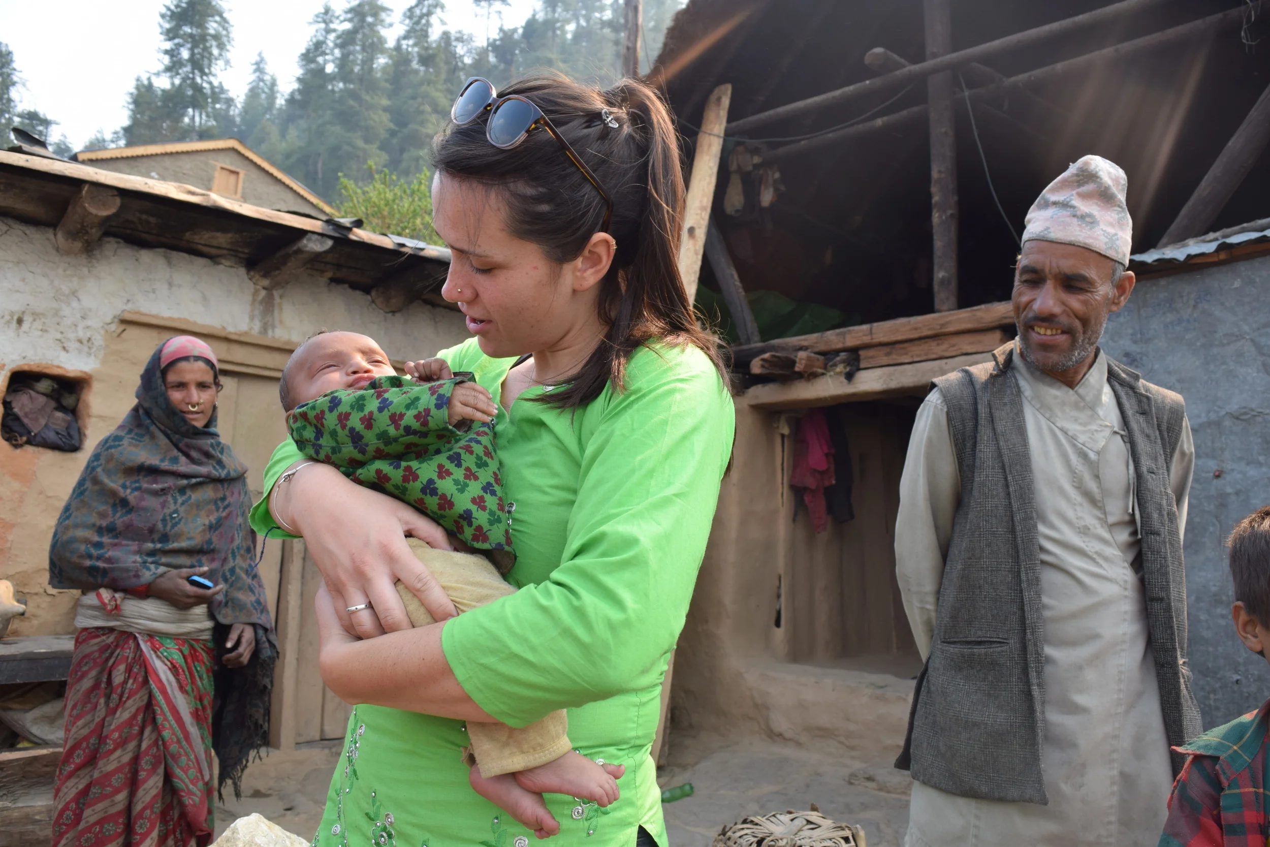 Stunting and nutrient deficiencies are all to common in area's like Kheen.