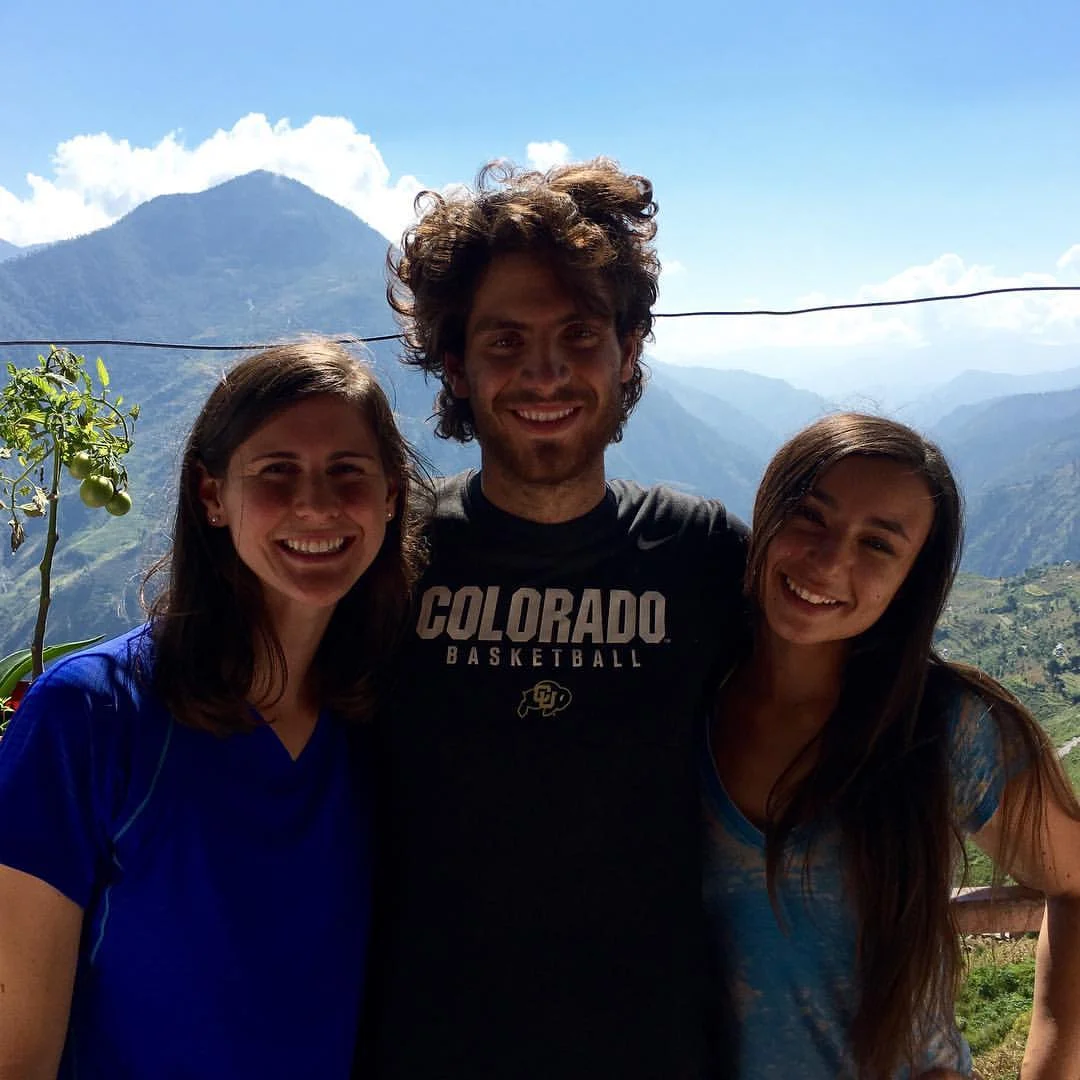Just after arriving in Kalikot with Nick & Jade!