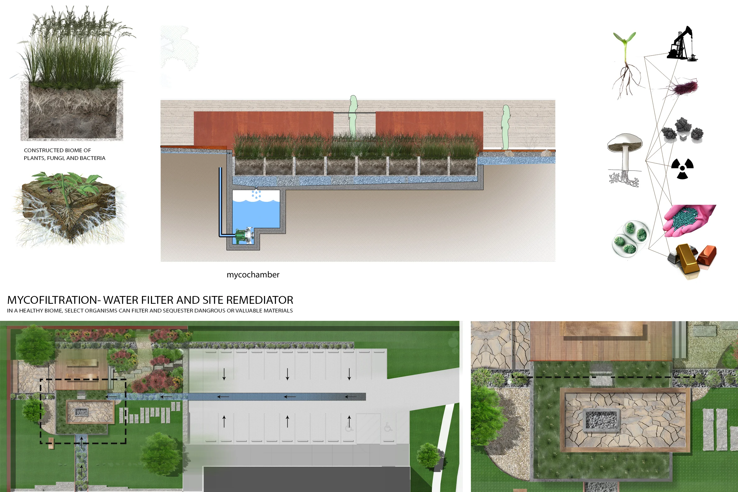 Landscape plan and BioFiltration