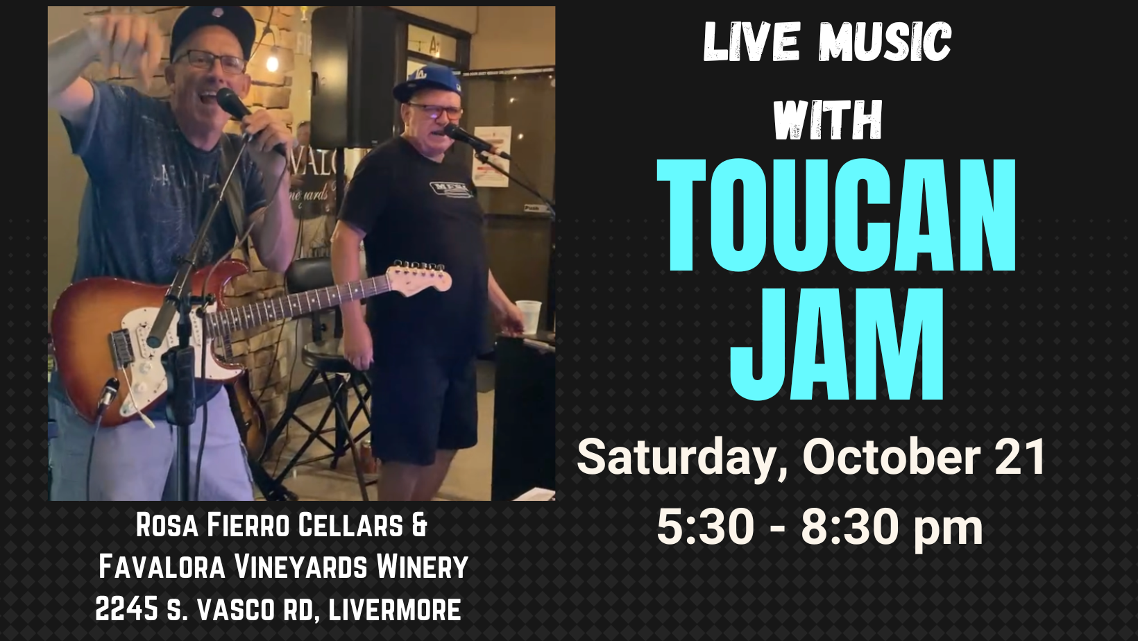 Live Music with Toucan Jam!