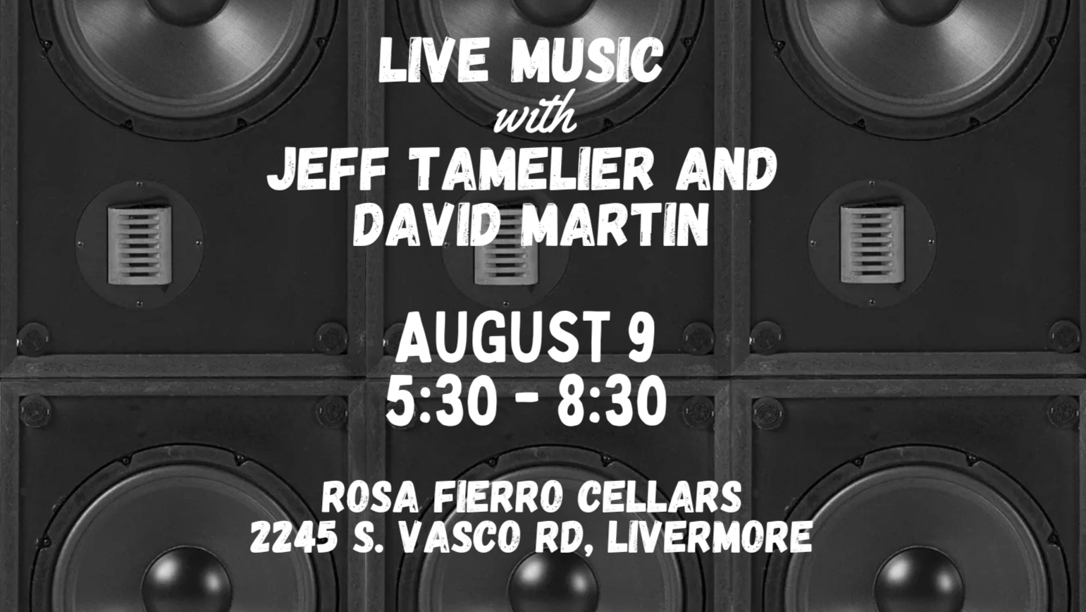 Live Music with Jeff Tamelier and David Martin