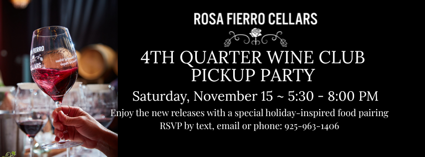 4th Quarter Wine Club Pickup Party!
