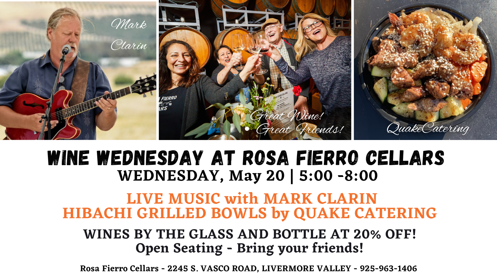 Wine Wednesday at Rosa Fierro Cellars!