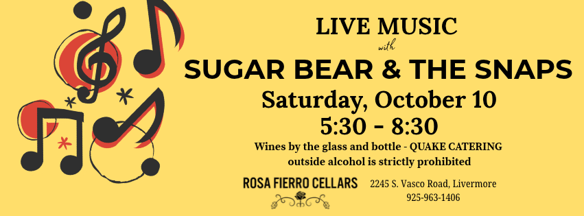 Live Music with Sugar Bear and the Snaps
