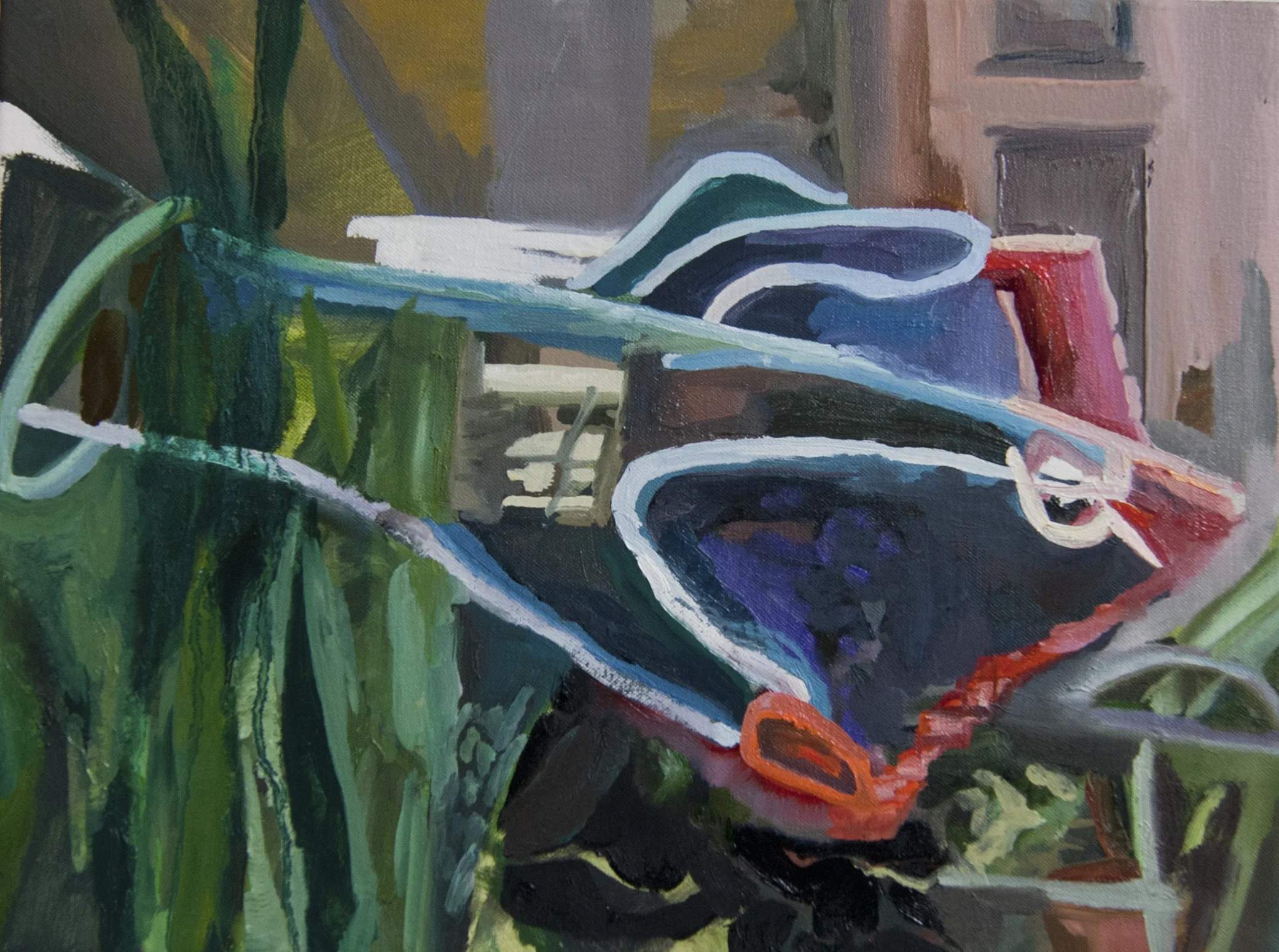 The Scratch, 2013, oil on canvas, 14 x 18 inches.