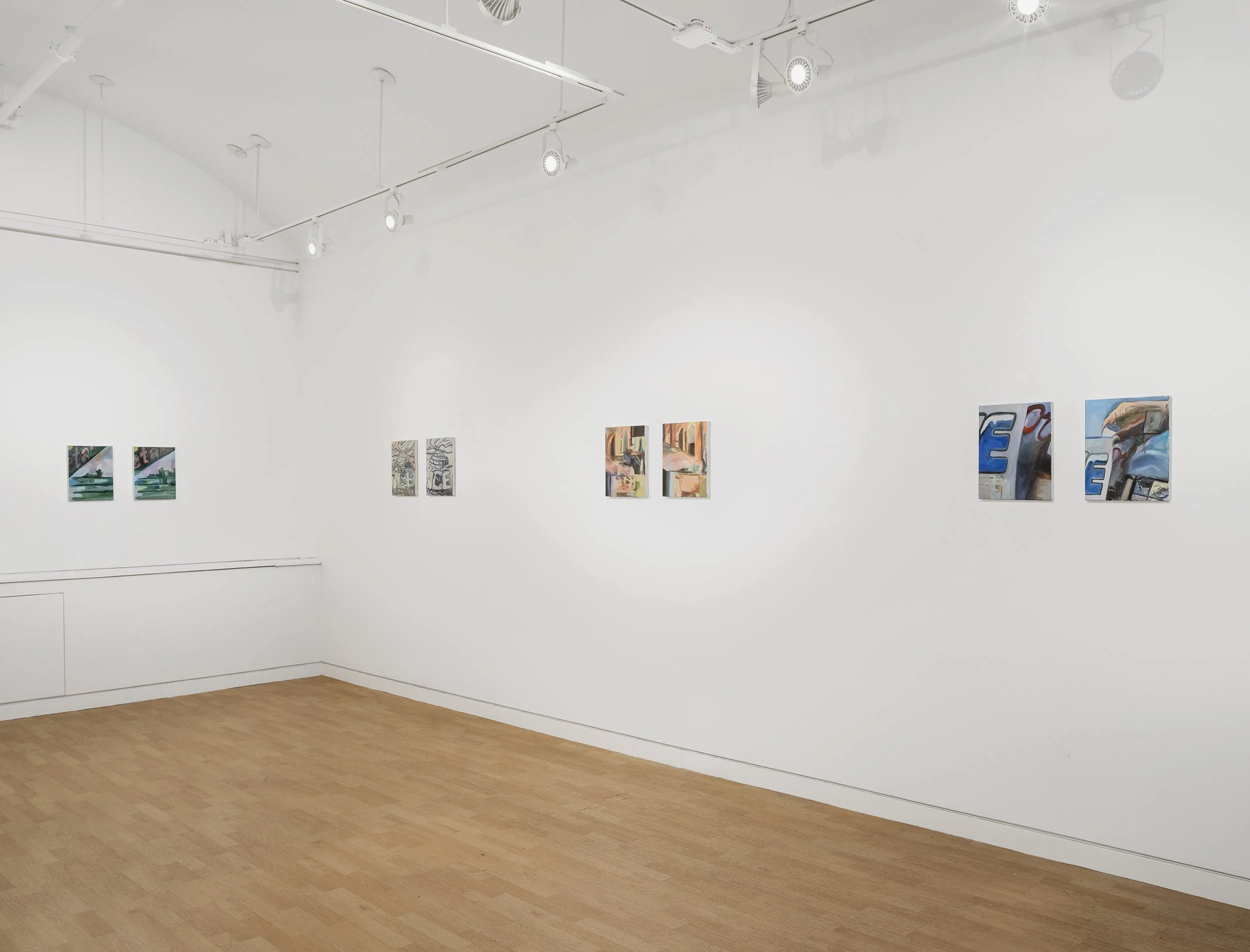 Installation View, 'Duets,' solo show at Olympia, San Francisco, 2025