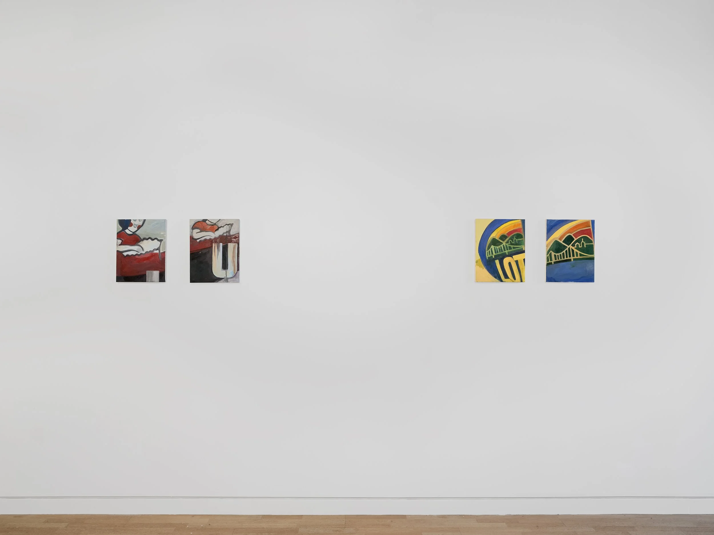 Installation View, 'Duets,' solo show at Olympia, San Francisco, 2025