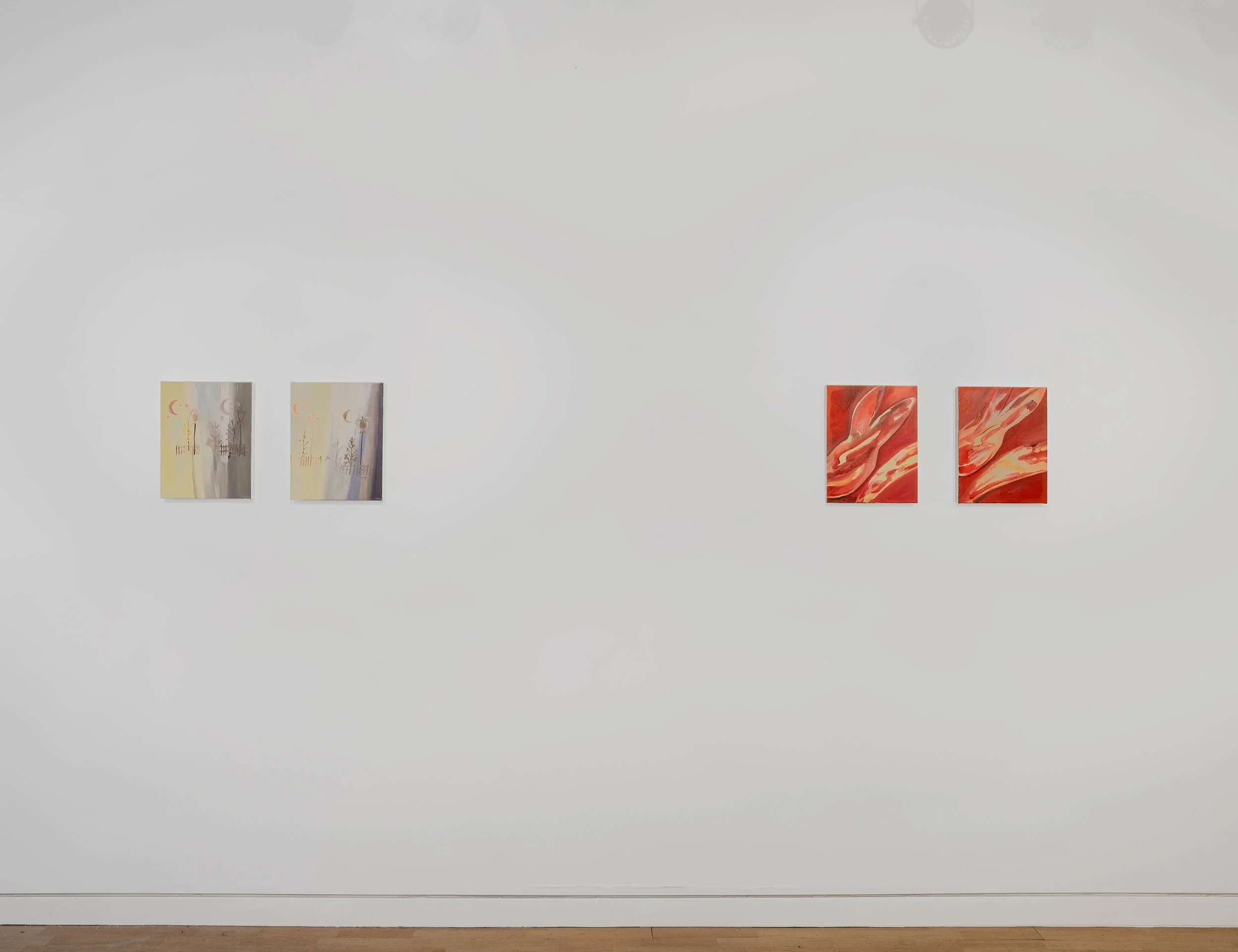 Installation View, 'Duets,' solo show at Olympia, San Francisco, 2025