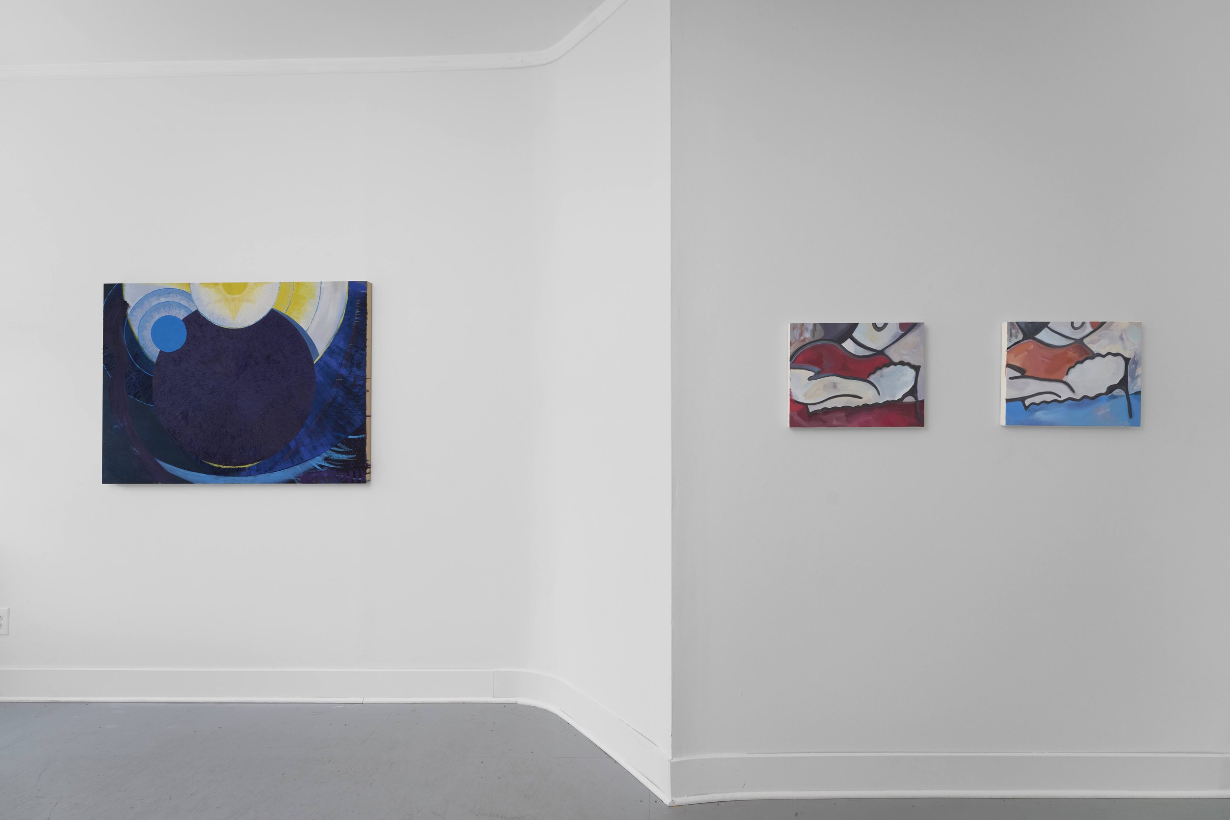 Relay, Installation view of two-person exhibition with Kerri Ammirata, Mrs., Maspeth Queens, 2025