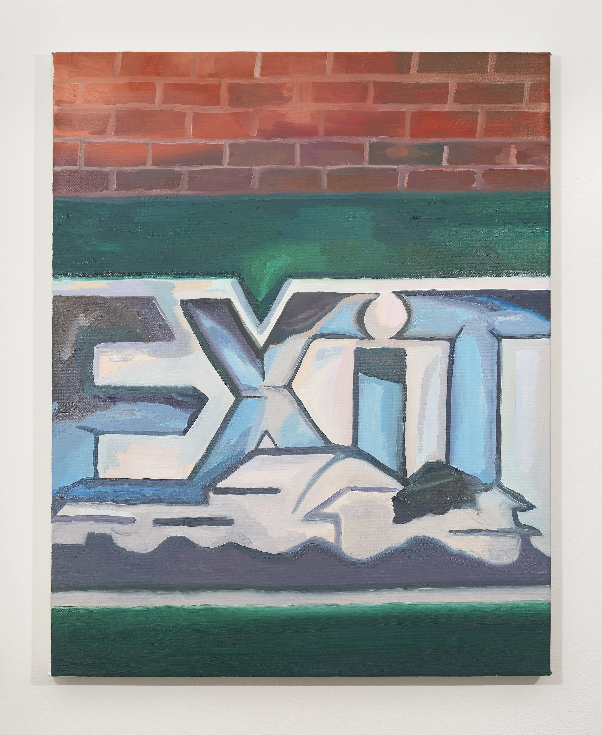 Exit, 2026, oil on linen, 16 x 20 inches
