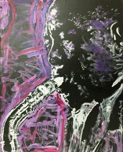 Charlie Parker "Bird", 16x20, Acrylic on Canvas