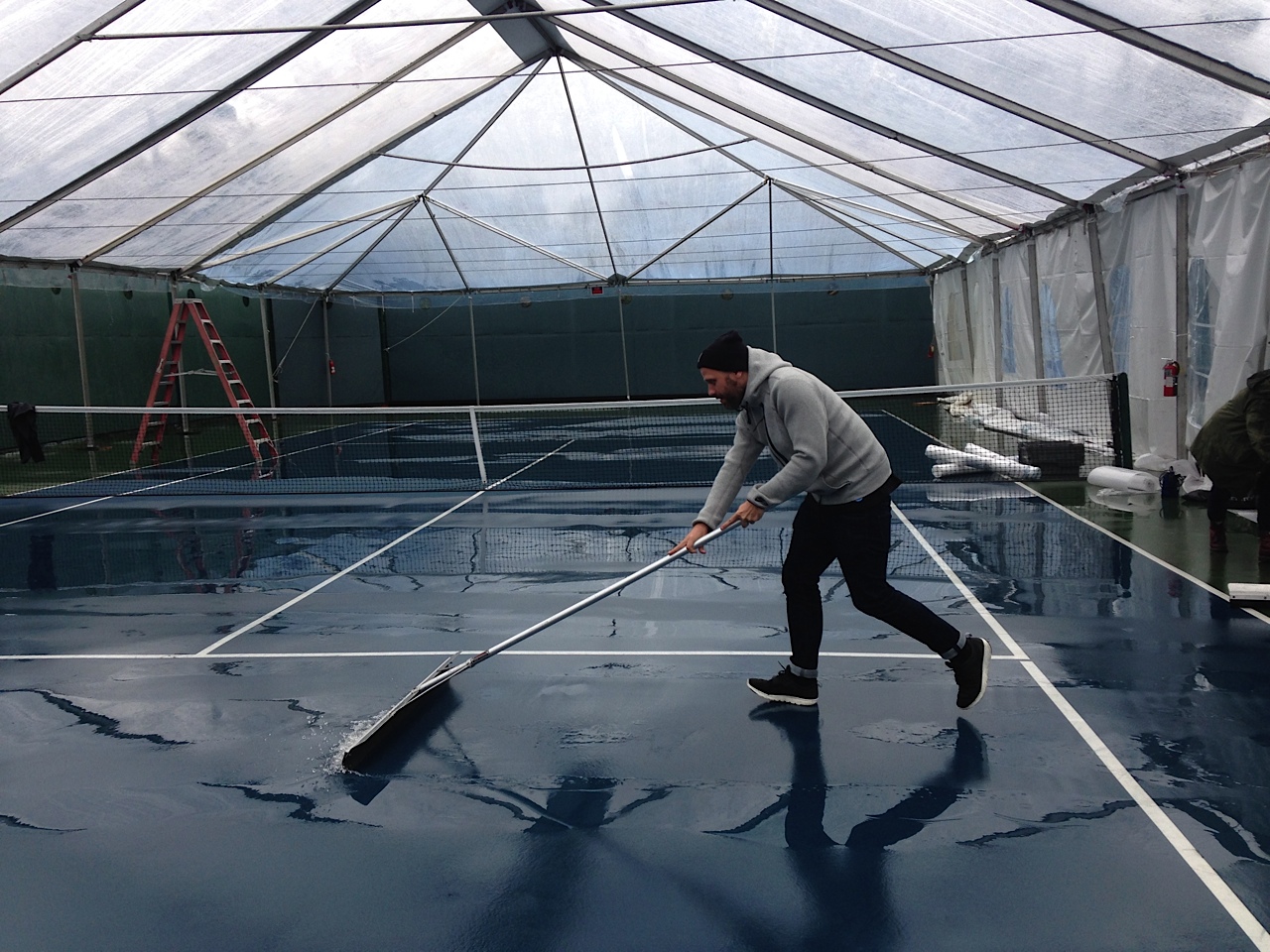 Squeegee fun!