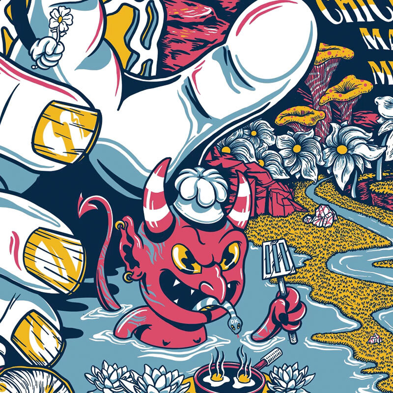 Weekend at the Cave detail 2