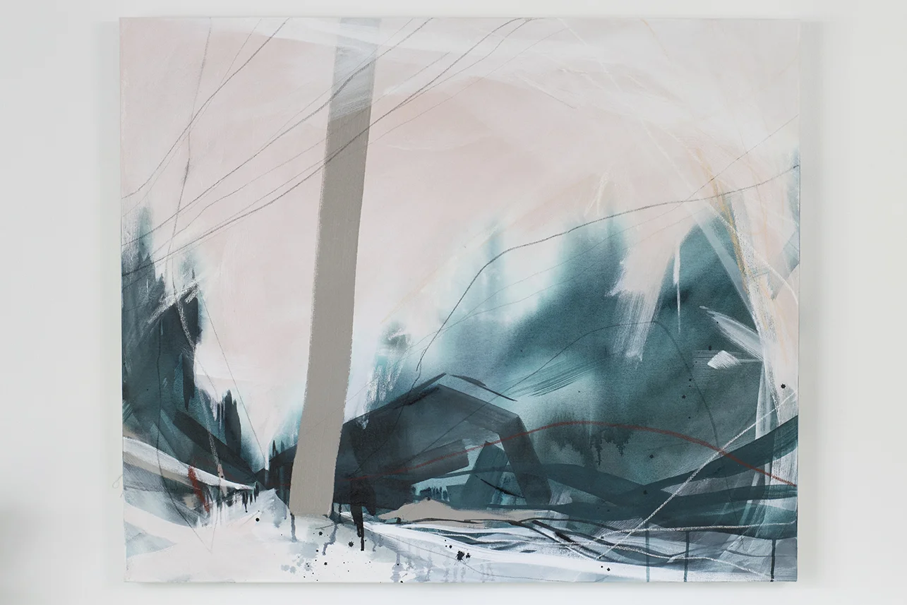 "Slow Mover"  30x36 Acrylic Painting