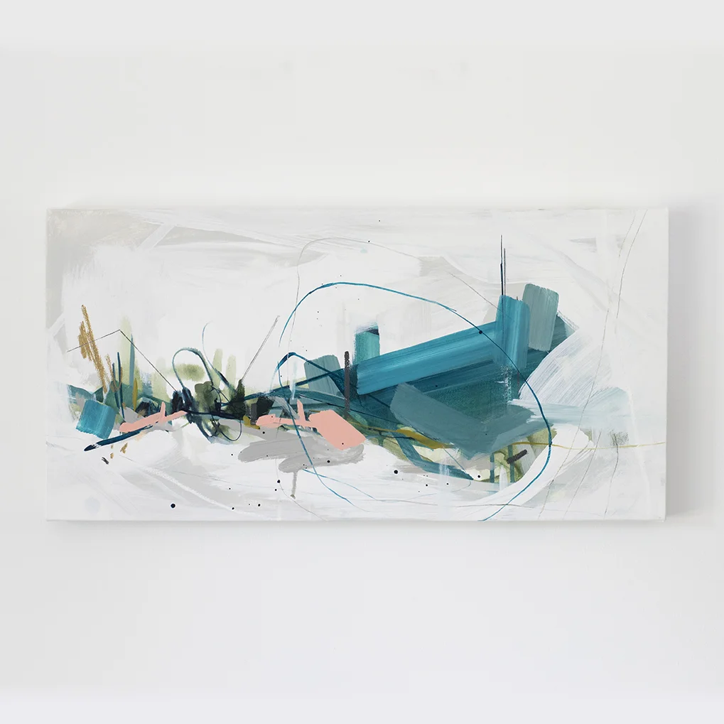 "Take The Side Street" 12x24 Acrylic Painting