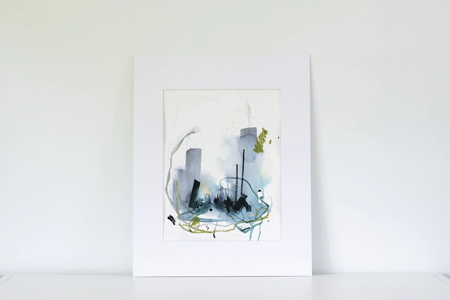 From A Fair Distance - 11"x15" Acrylic Painting