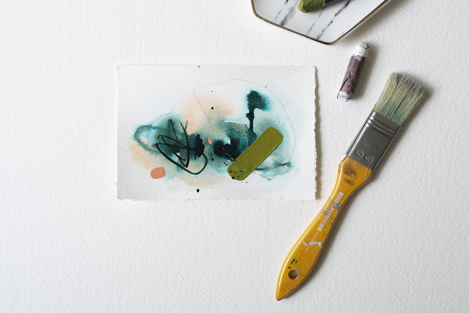 Effervescent - 4"x6" Acrylic Painting